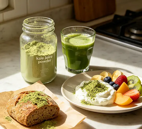 Kale juice powder