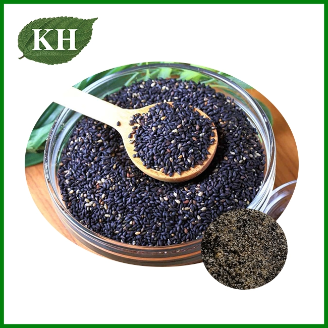 Polvo de sésamo negro